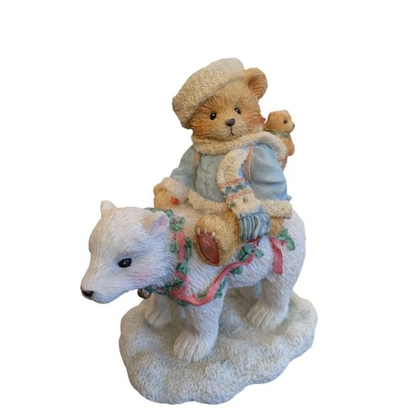 Vintage 1994 Cherished Teddies 622796 Eric "Bearings Tidings of Joy" Figurine En - Picture 2 of 8